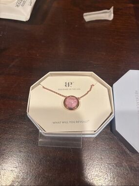 Happiness of Forgotten Goodbyes: Purple Kunzite with Quartz on Rose Gold